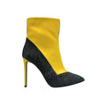 Bottes pour femmes en cuir véritable jaune Borbonese
