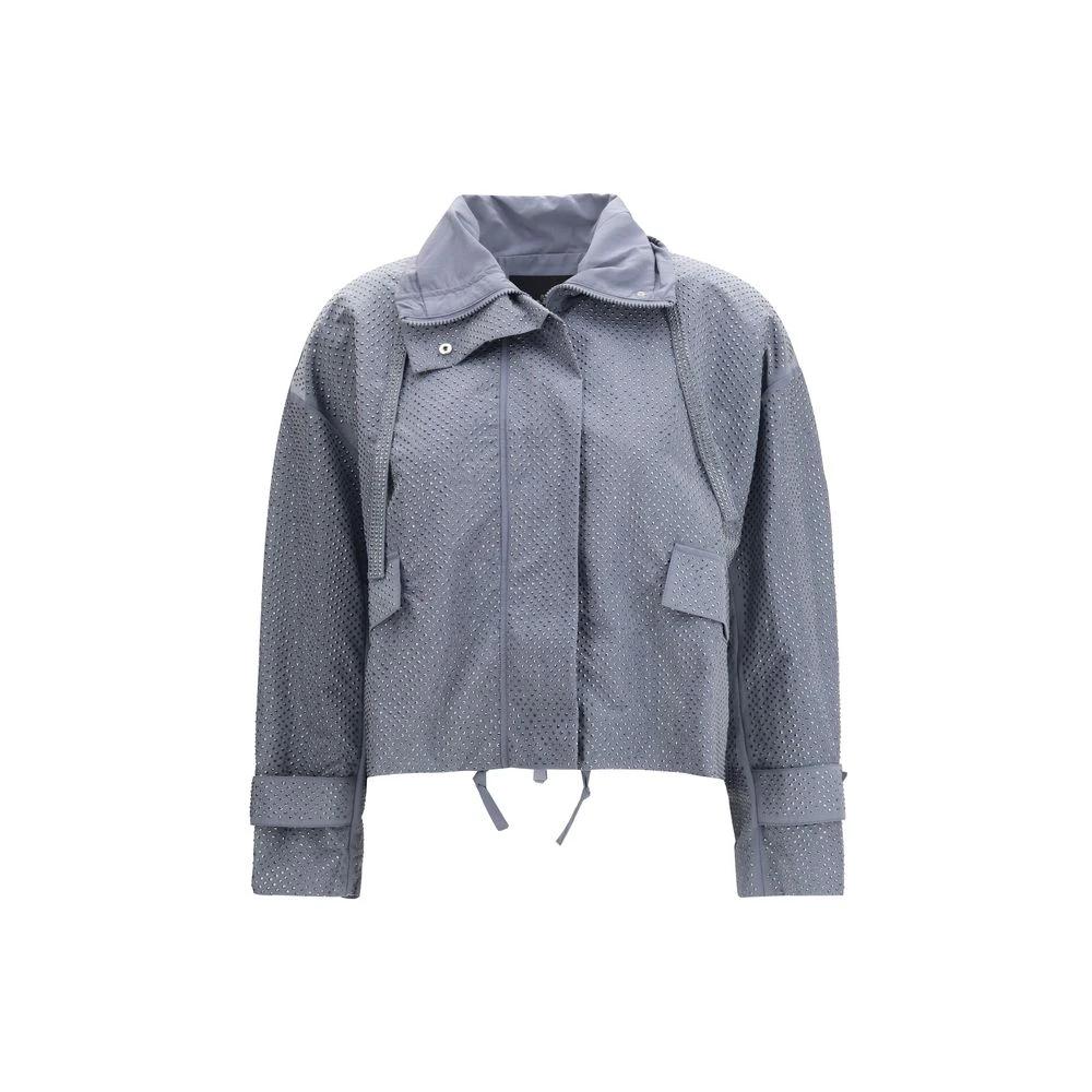 PINKO Blue Polyester Shell Jacket by PINKO