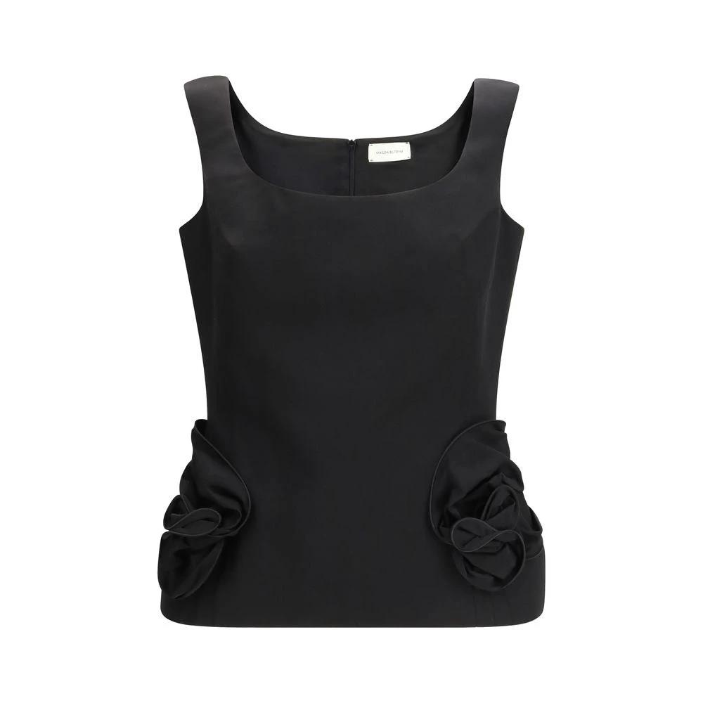 Magda Butrym Black Cotton Top by Magda Butrym