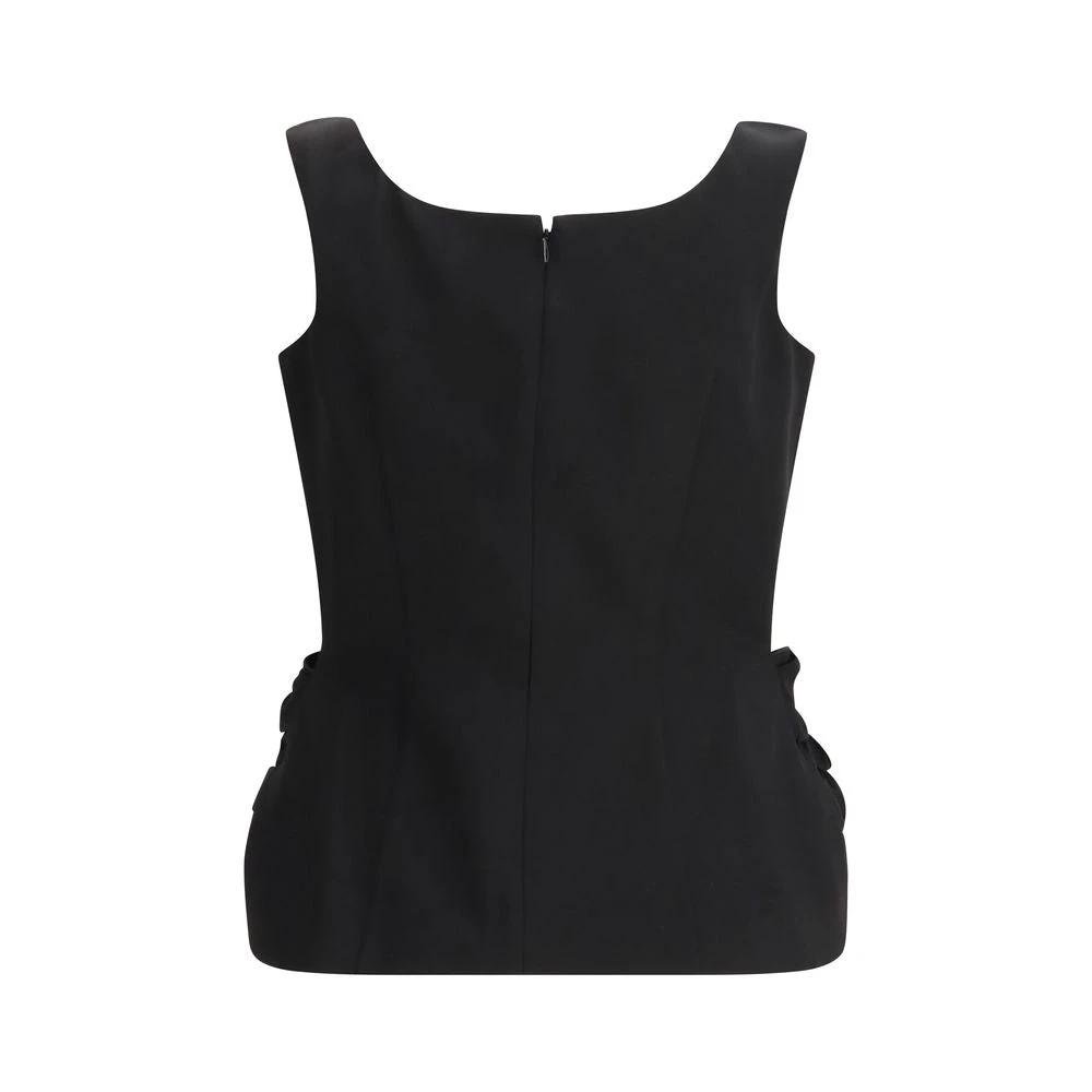 Magda Butrym Black Cotton Top by Magda Butrym