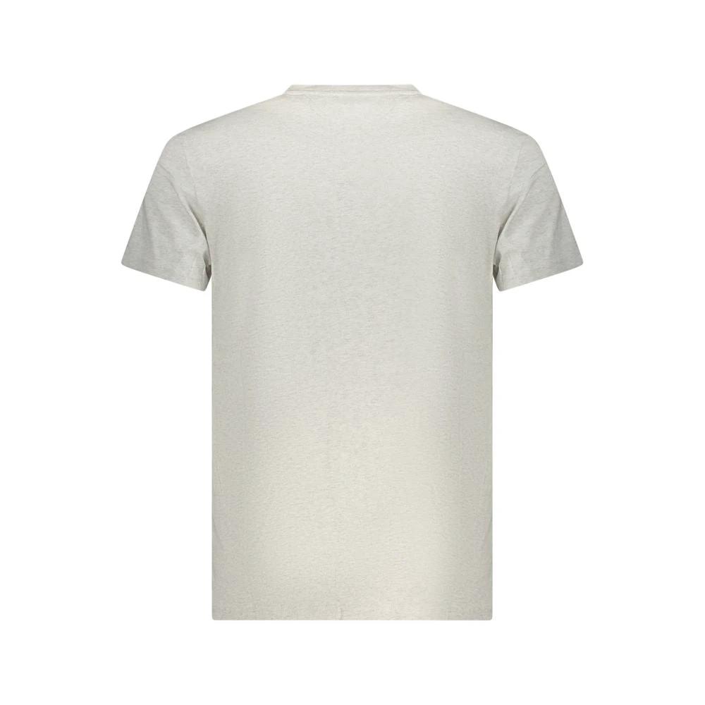 T-shirt Tommy Hilfiger gris en coton pour homme