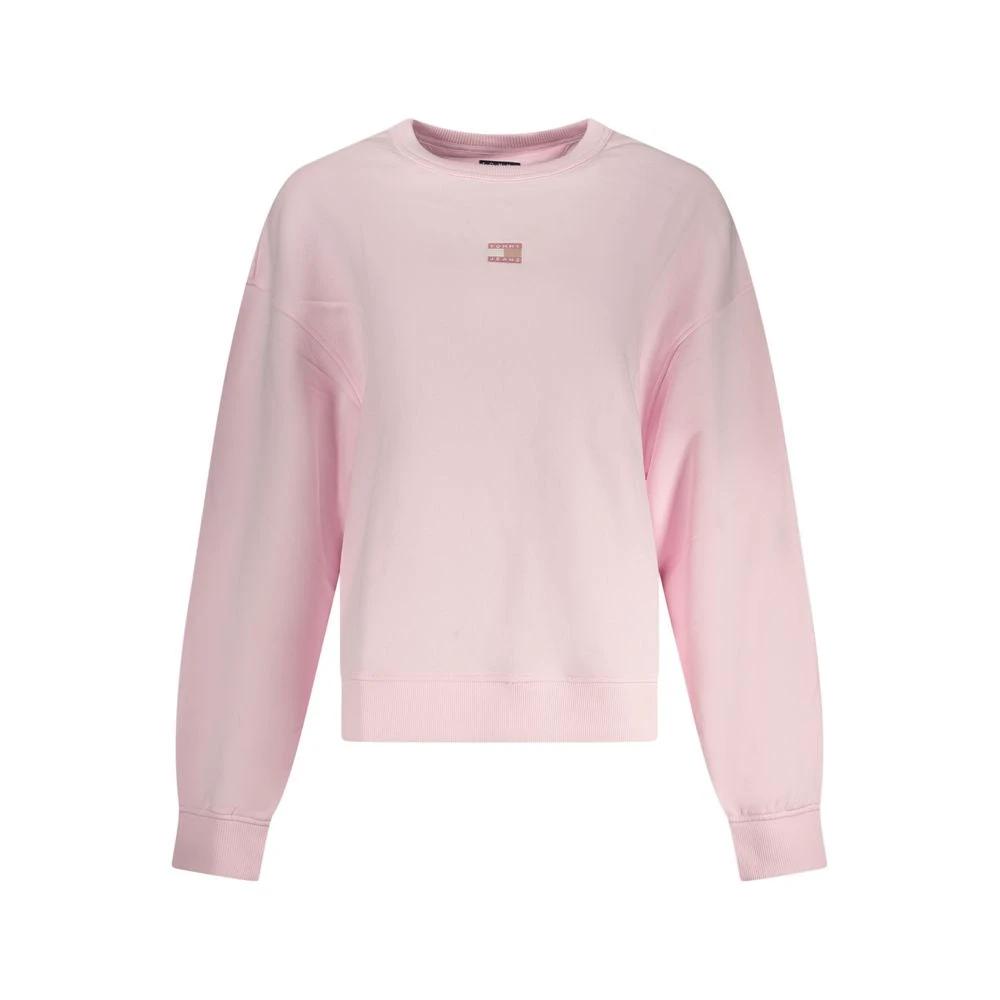 Sweat-shirt rose en coton Tommy Hilfiger pour femme