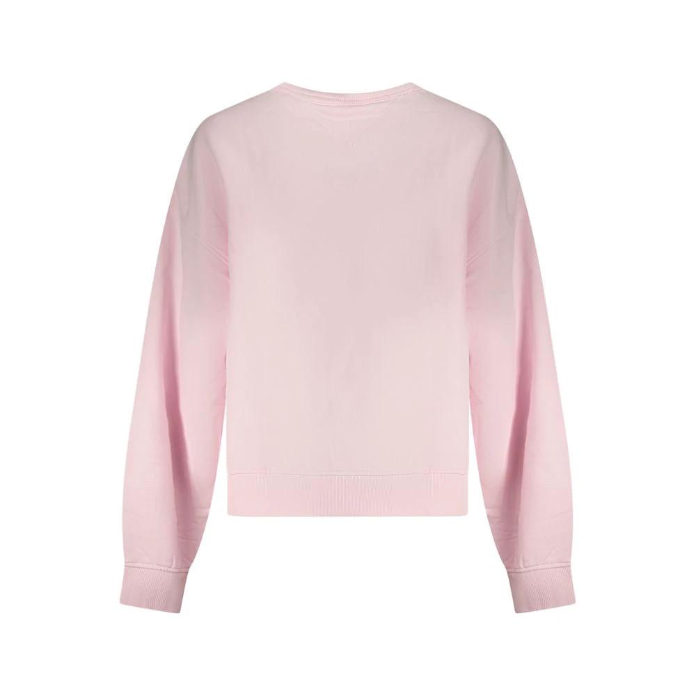 Sweat-shirt rose en coton Tommy Hilfiger pour femme