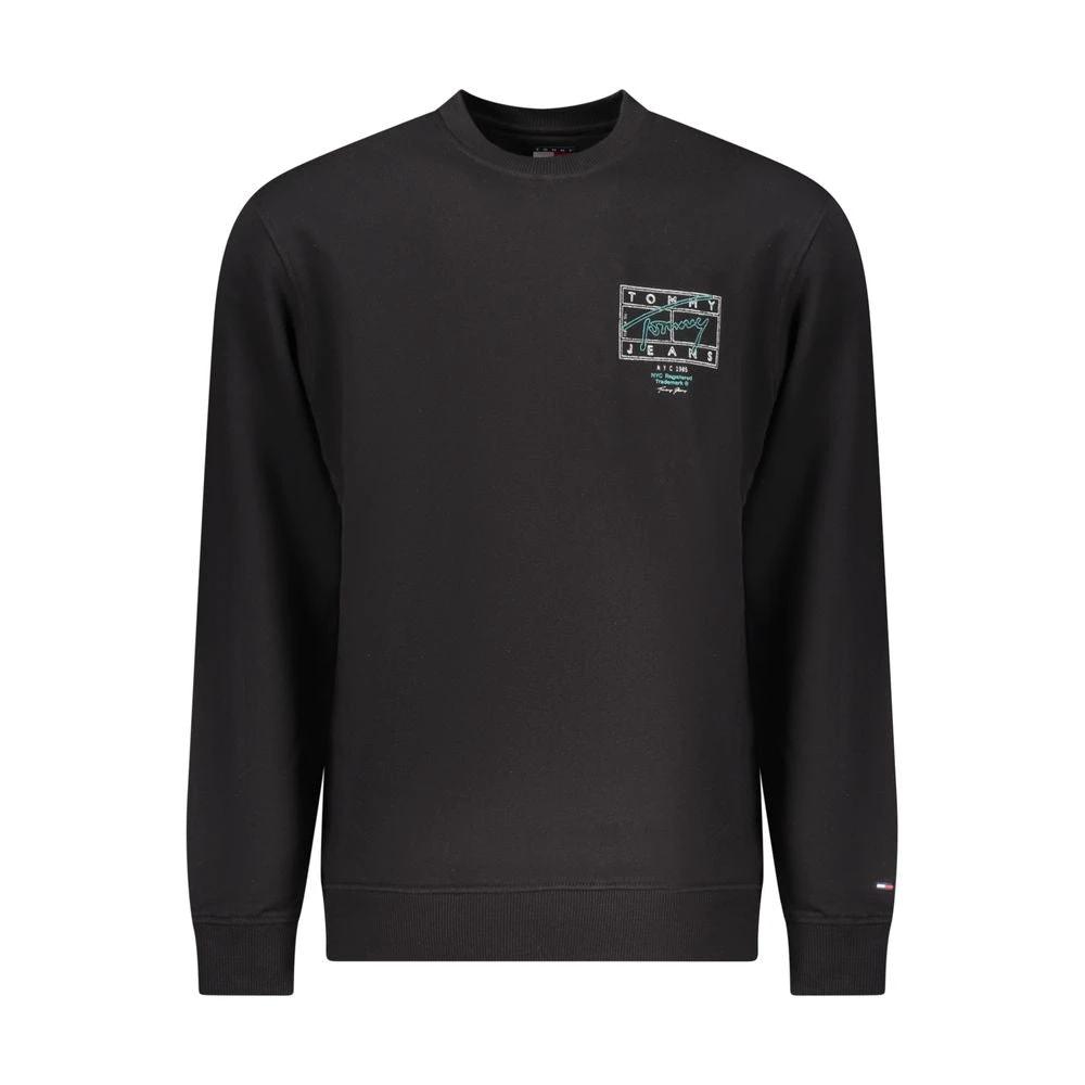 Sweat-shirt Tommy Hilfiger en coton noir pour homme