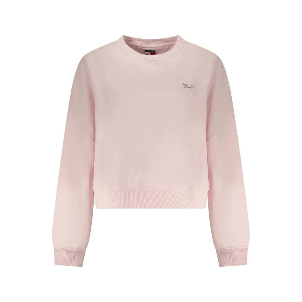 Sweat-shirt rose en coton Tommy Hilfiger pour femme
