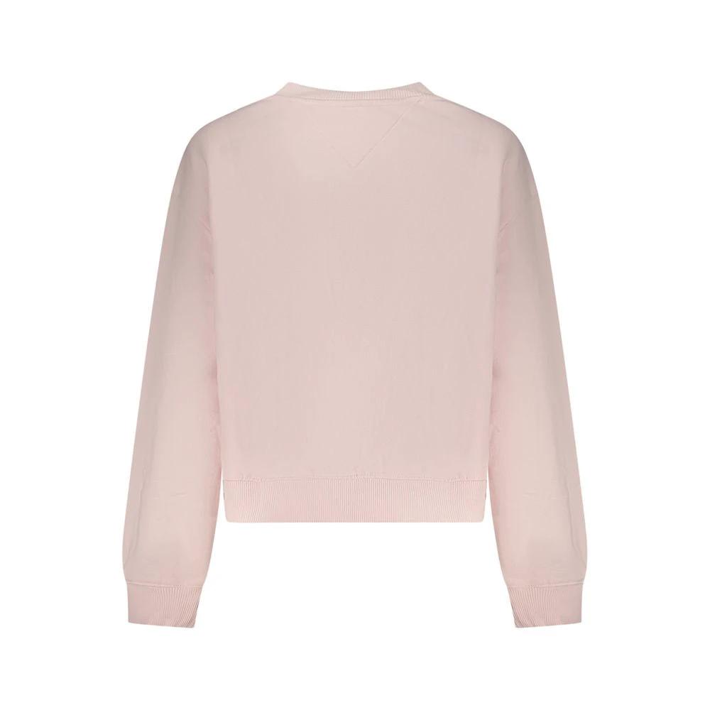 Sweat-shirt rose en coton Tommy Hilfiger pour femme