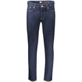 Tommy Hilfiger Blue Cotton Men's Slim Tapered Jeans