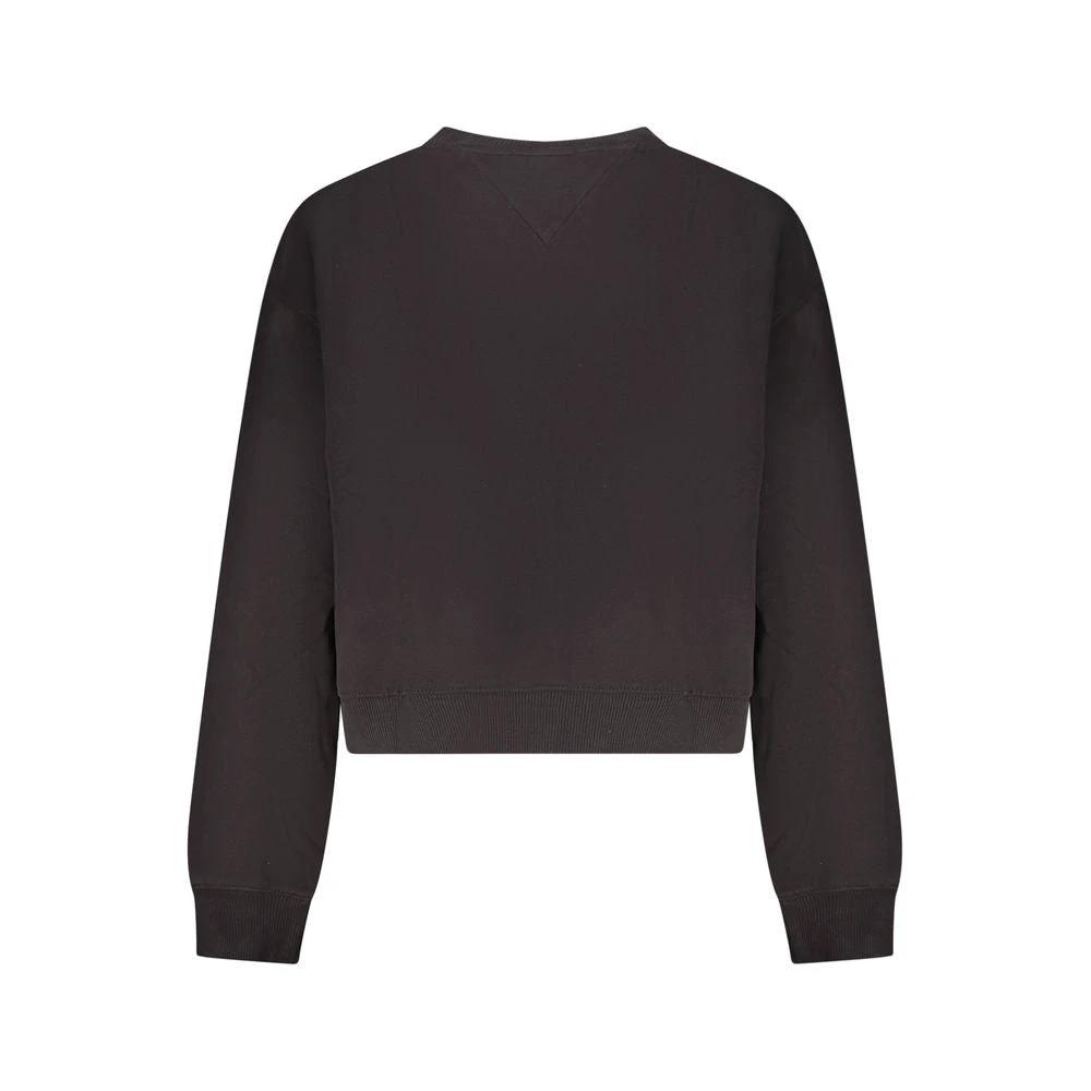 Sweat-shirt Tommy Hilfiger en coton noir pour femme