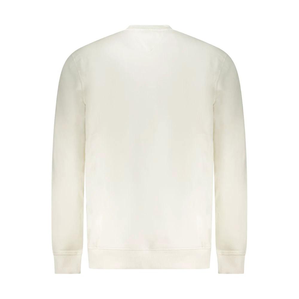 Tommy Hilfiger White Cotton Men's Sweatshirt