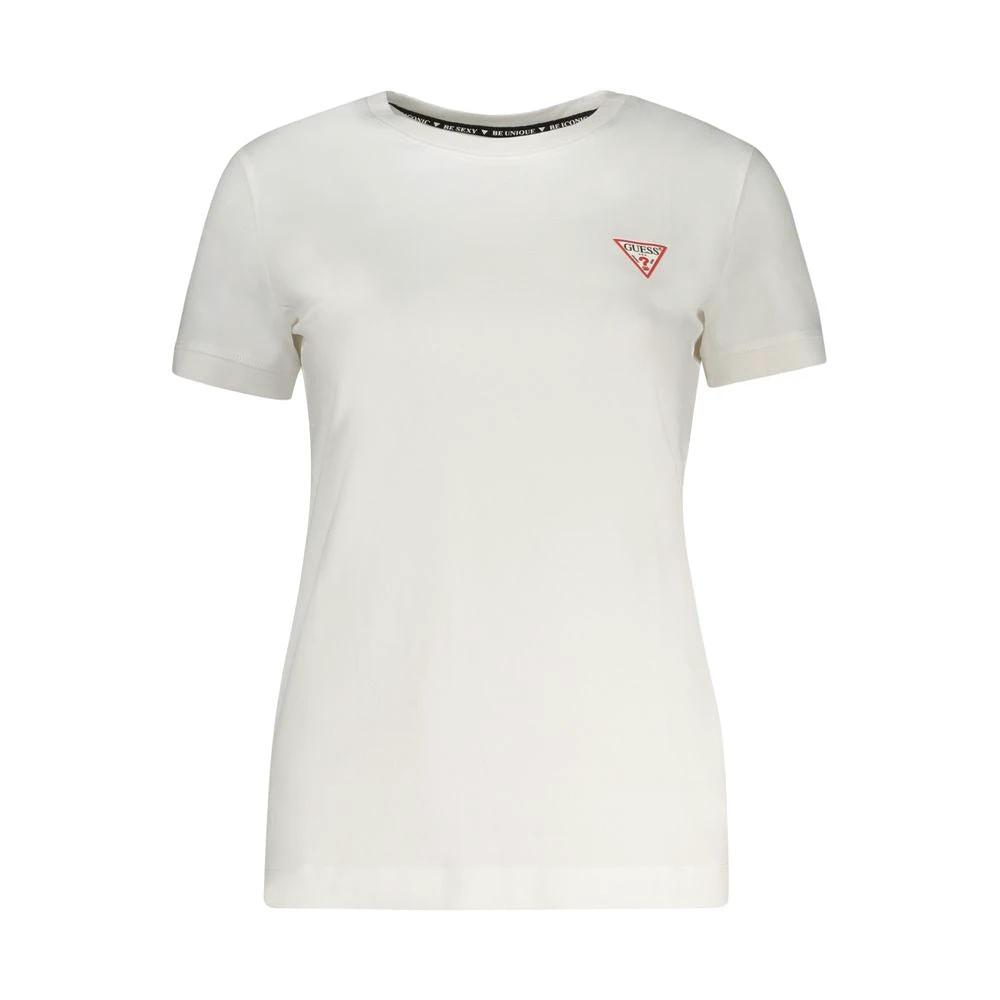 Guess Jeans Bianco Cotton Women T-Shirt