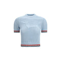 T-shirt en coton bleu Thom Browne
