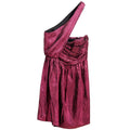 Saint Laurent Fuchsia Viscose Short Dress by Saint Laurent