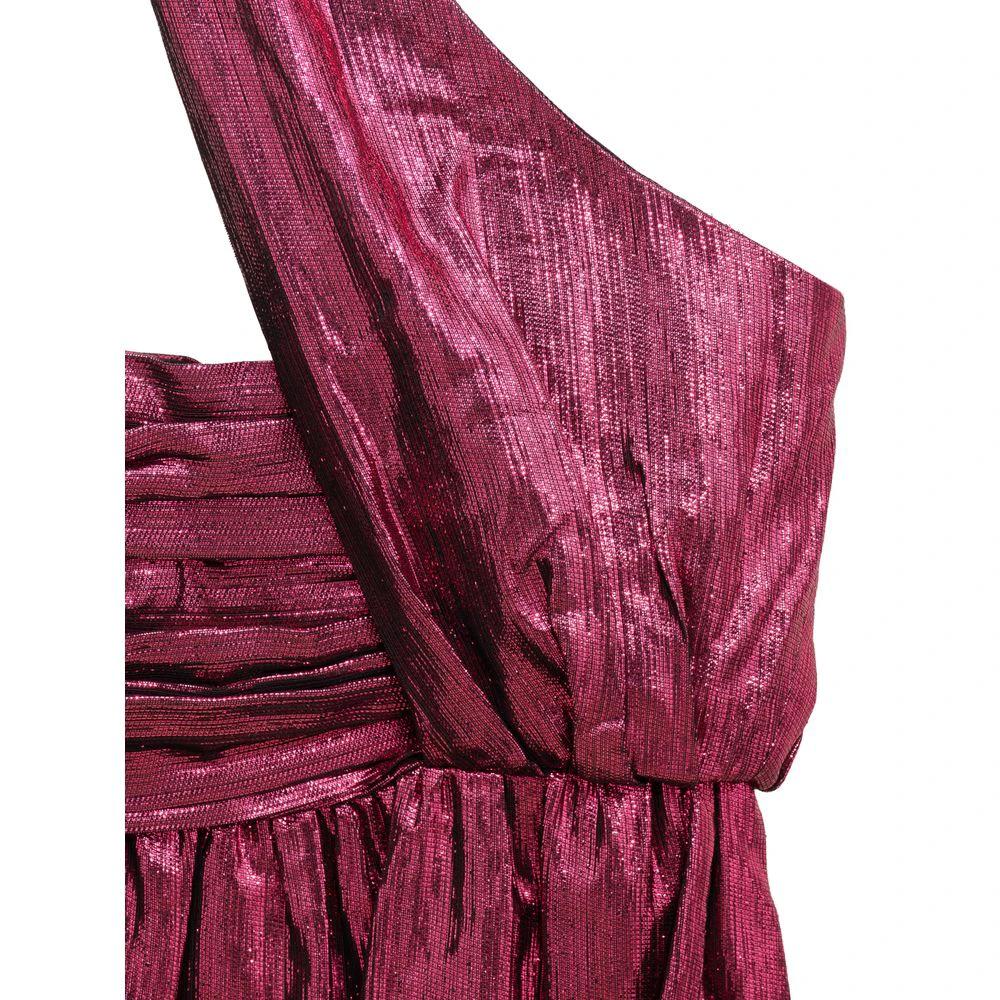 Saint Laurent Fuchsia Viscose Short Dress by Saint Laurent