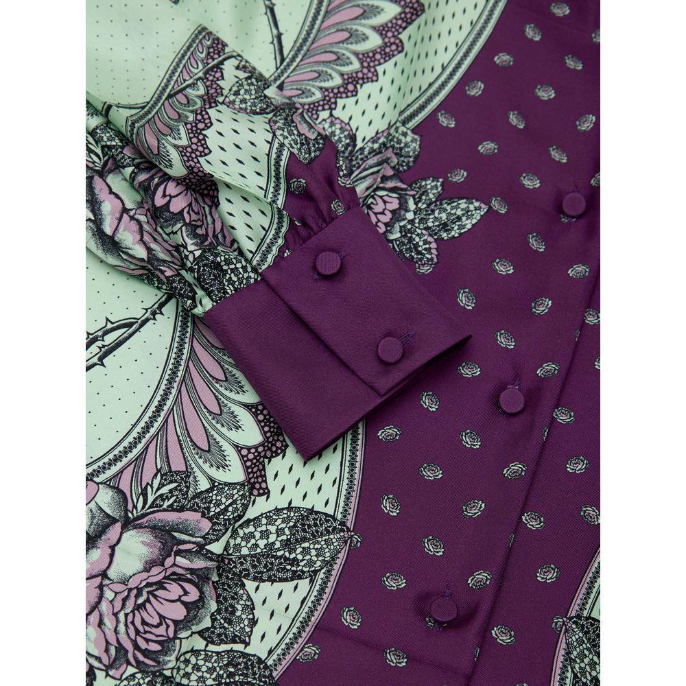 Gucci Green Silk Pattern Shirt by Gucci