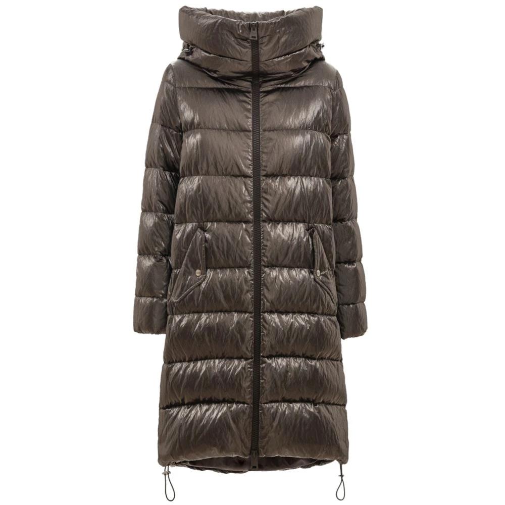 Herno Gray Viscose Parka by Herno