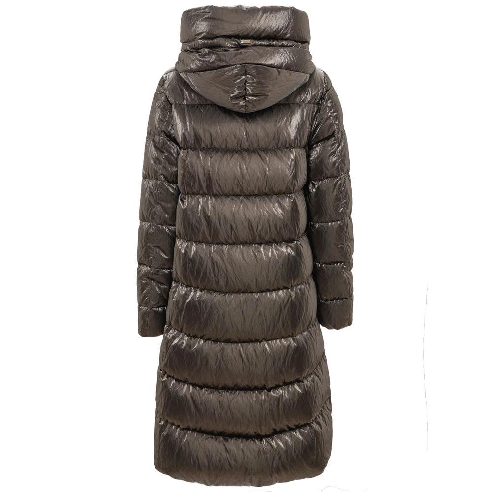 Herno Gray Viscose Parka by Herno