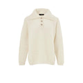 Gran Sasso White Wool Polo Shirt