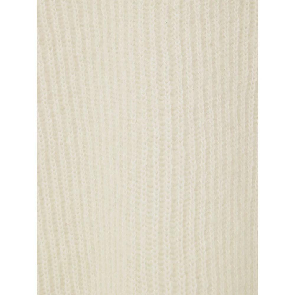 Gran Sasso White Wool Polo Shirt