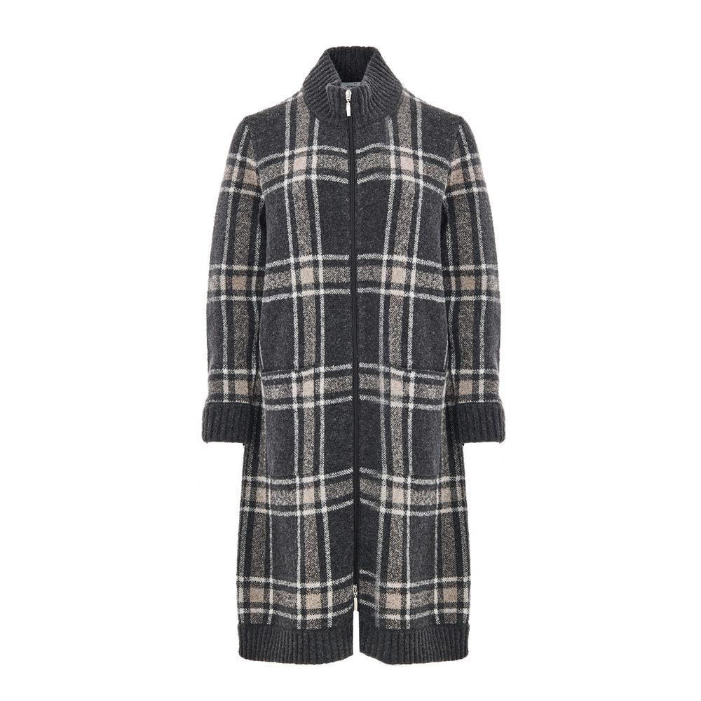 Gran Sasso Gray Wool Robe