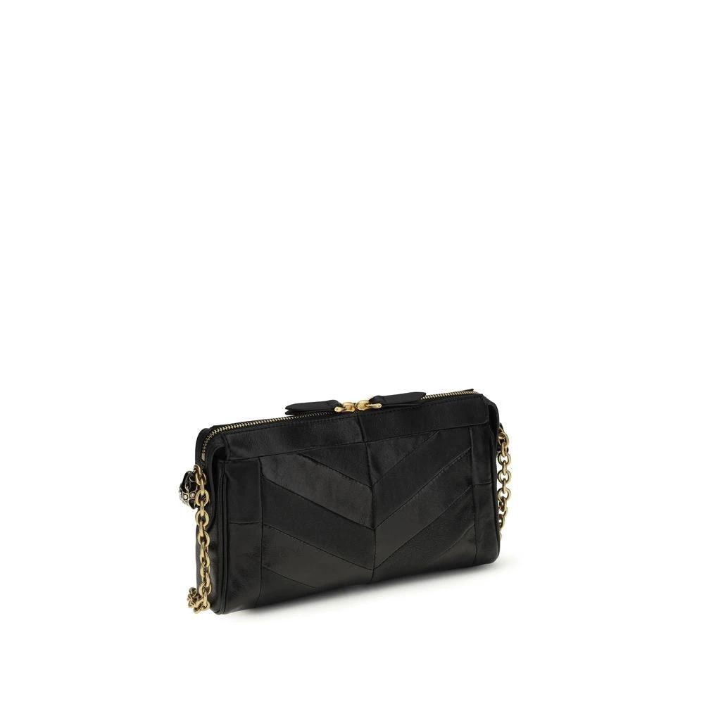 Valentino Garavani Black Lamb Ovis Aries Aries Shoulder Bag by Valentino Garavani