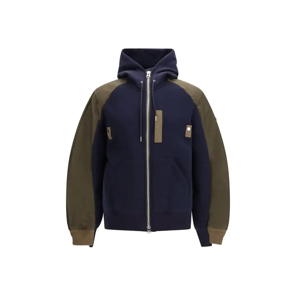 Sweat-shirt en coton multicolore Sacai