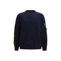 Sweat-shirt en coton bleu Sacai