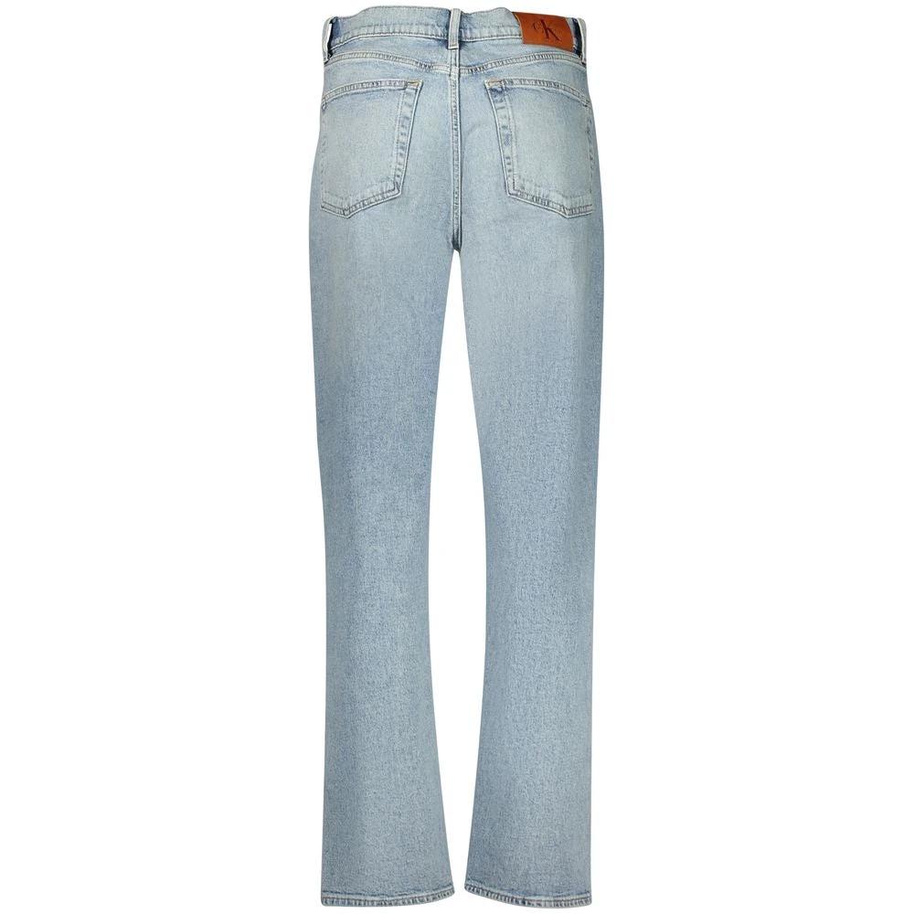 Calvin Klein Azzurro Cotton Women Jeans Calvin Klein