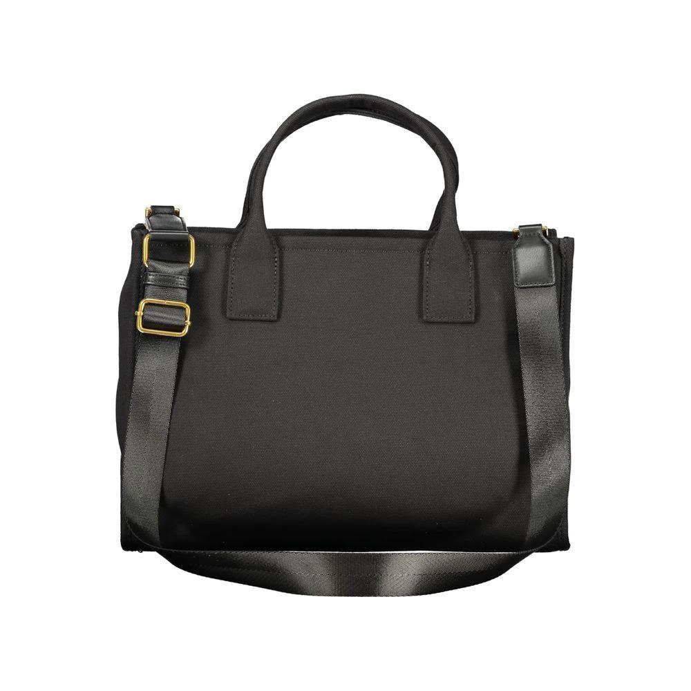 Twinset Nero Cotton Women Tote Twinset