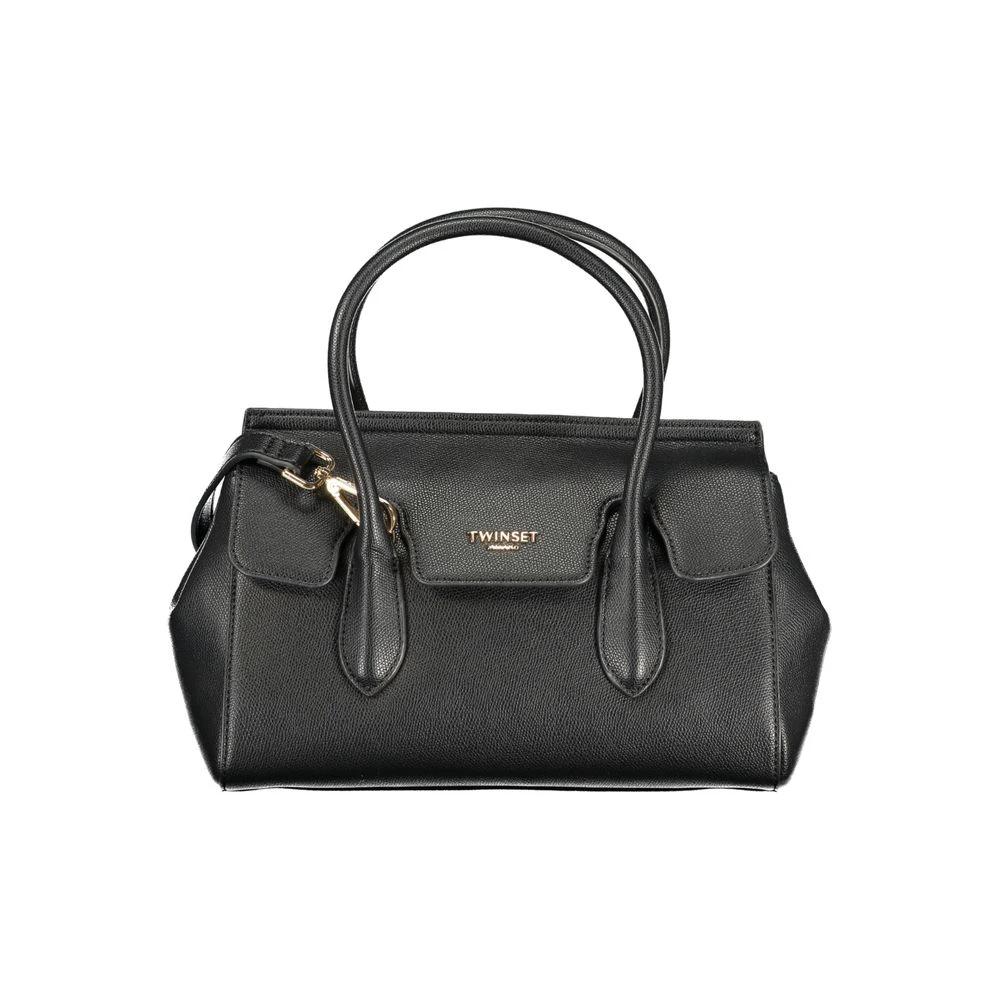 Twinset Nero Poliuretano Womens Handbag