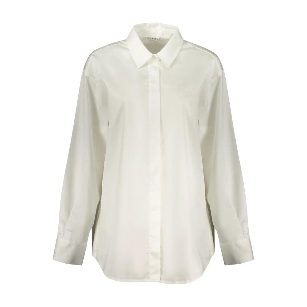 Guess Jeans Bianco Cotton Women Shirt