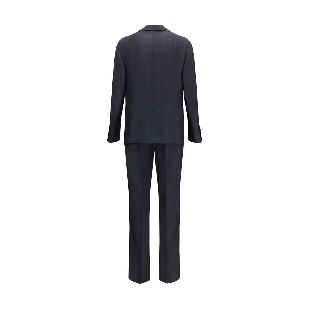 Lardini Blue Cotton Two-Piece Suit by Lardini