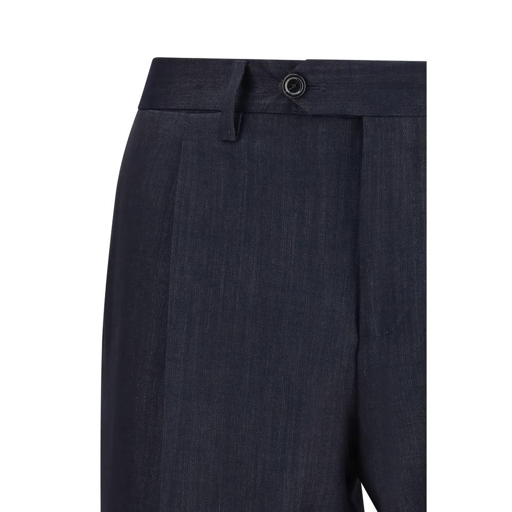 Lardini Blue Cotton Two-Piece Suit by Lardini