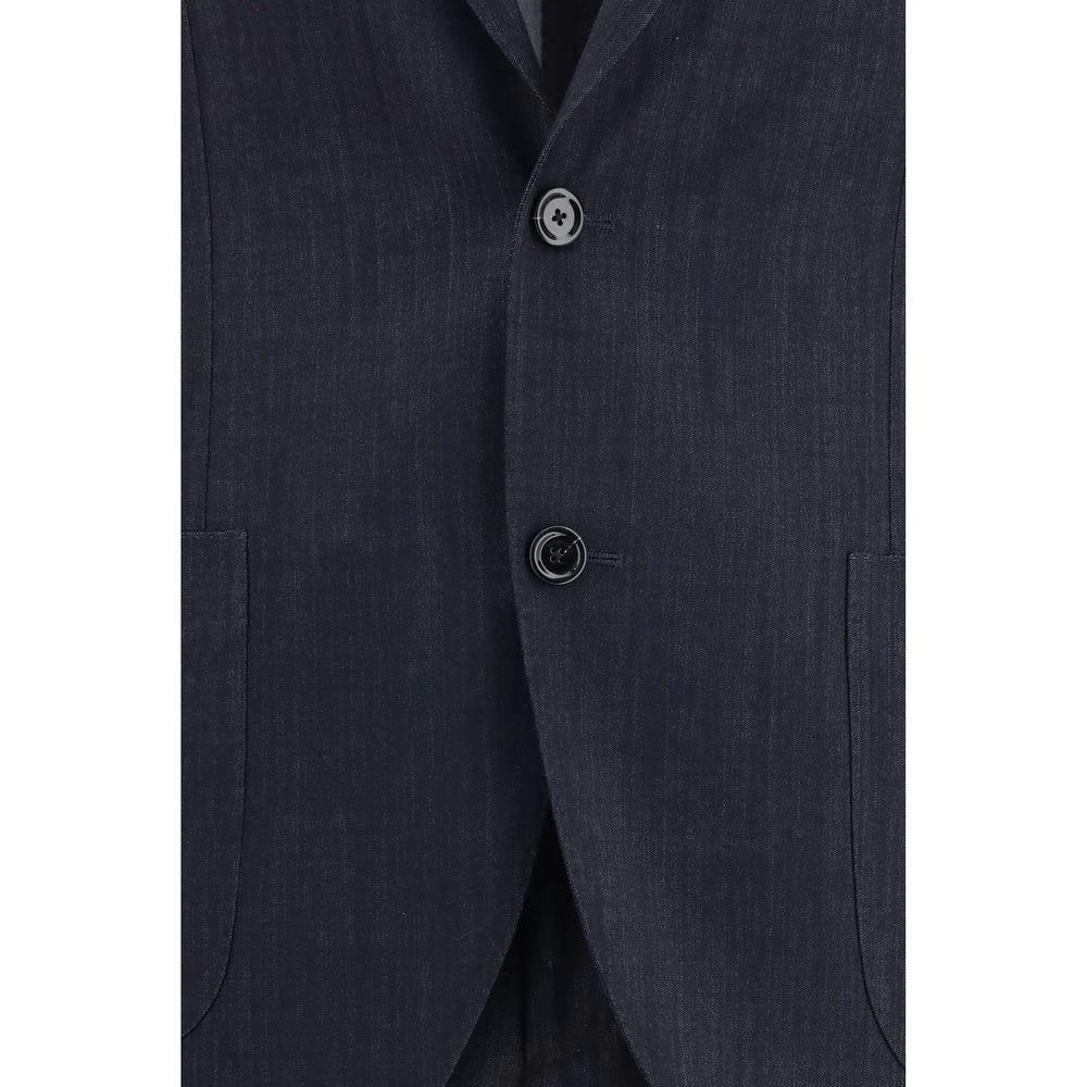 Lardini Blue Cotton Two-Piece Suit by Lardini