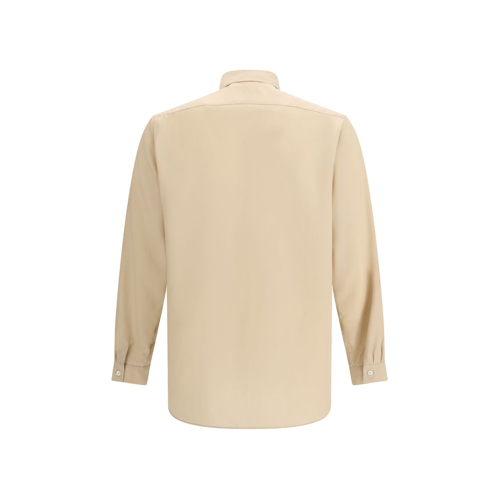 Chemise habillée Lardini beige en Tencel