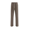 Pantalon décontracté en viscose marron Rick Owens