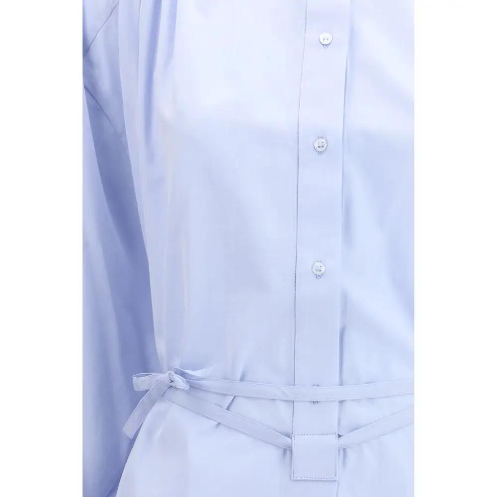 Robe décontractée en coton bleu Loulou De Saison