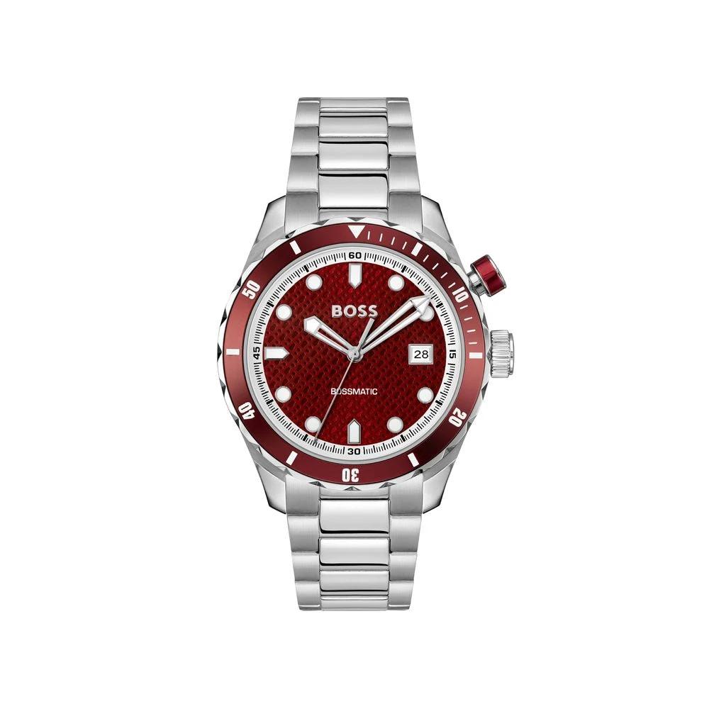 Hugo Boss Gray Stainless Steel Dress Watch by Hugo Boss