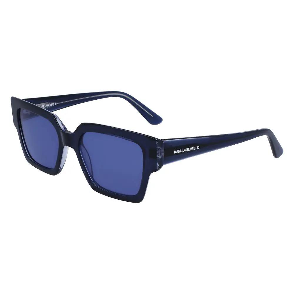 Lunettes de soleil Karl Lagerfeld en acétate bleu