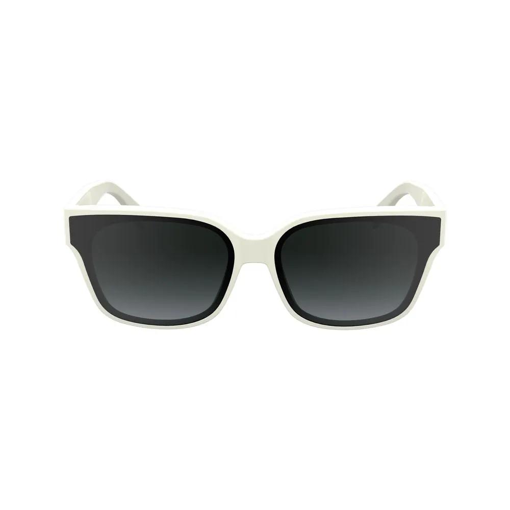 Lunettes de soleil en acétate blanc Karl Lagerfeld