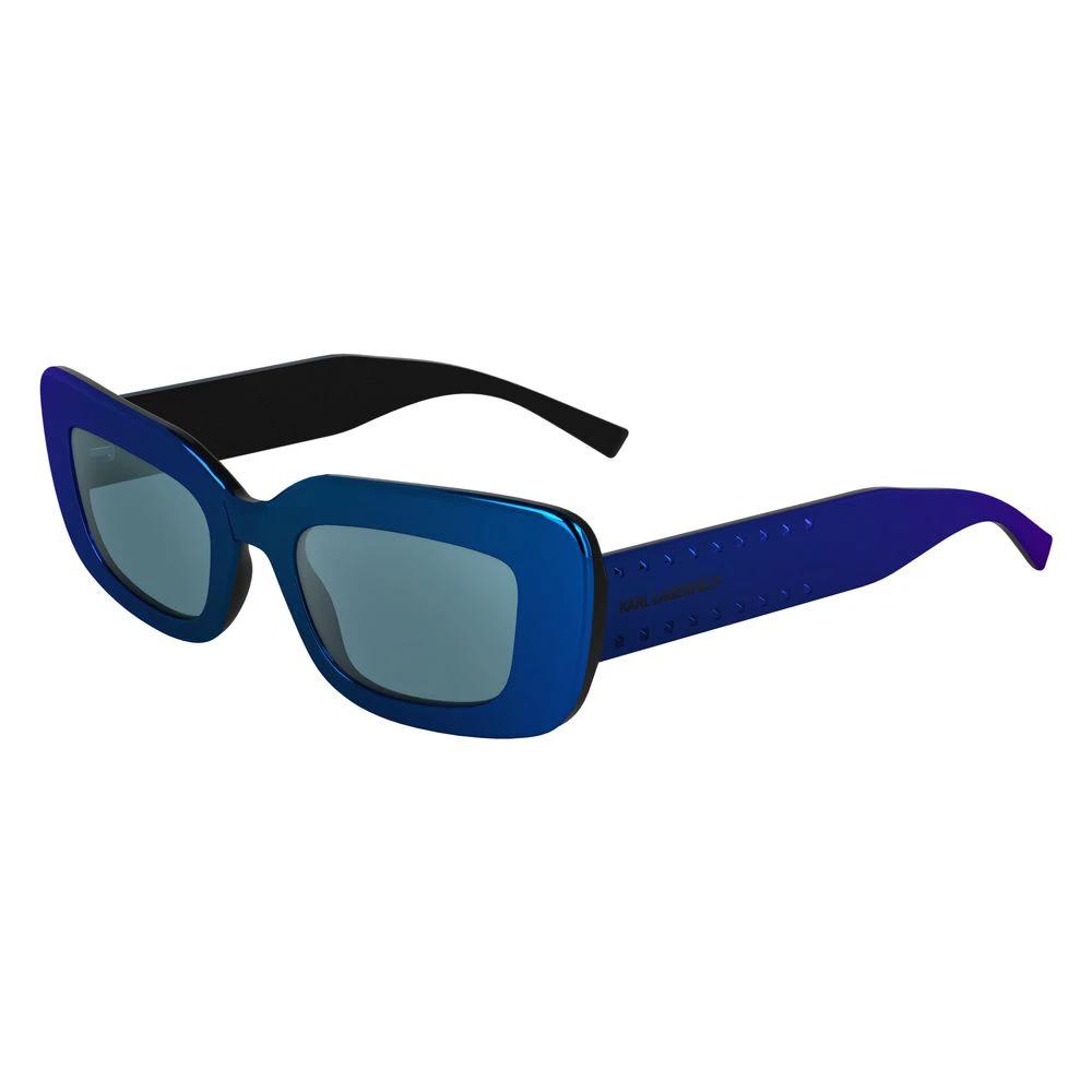 Lunettes de soleil Karl Lagerfeld à injection de bleu