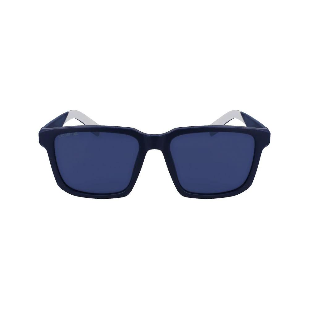 Lunettes de soleil Lacoste bleues injectées