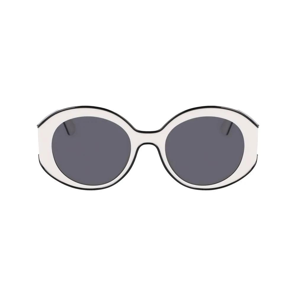 Lunettes de soleil Longchamp beiges injectées