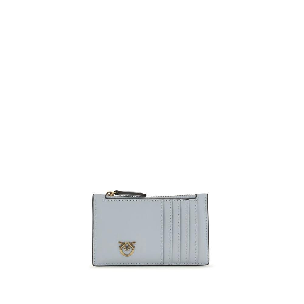 PINKO Blue Calf Leather Bos Taurus Wallet by PINKO