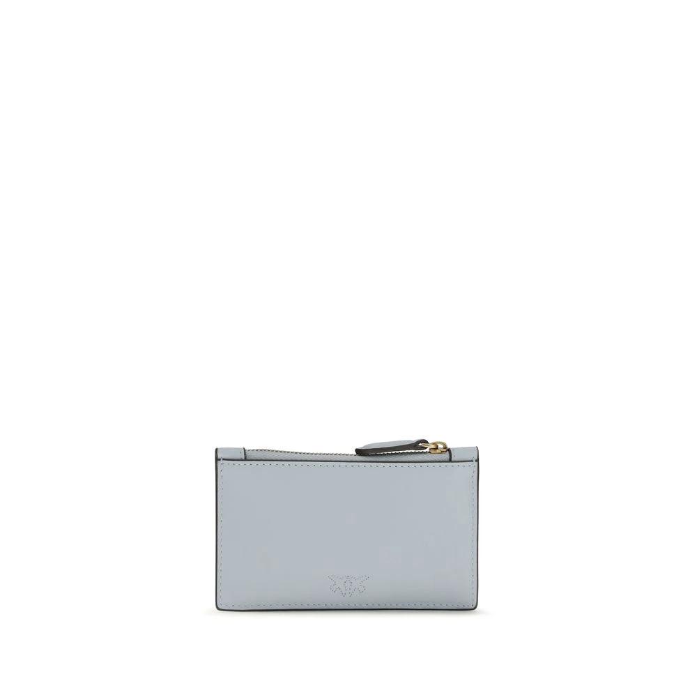 PINKO Blue Calf Leather Bos Taurus Wallet by PINKO