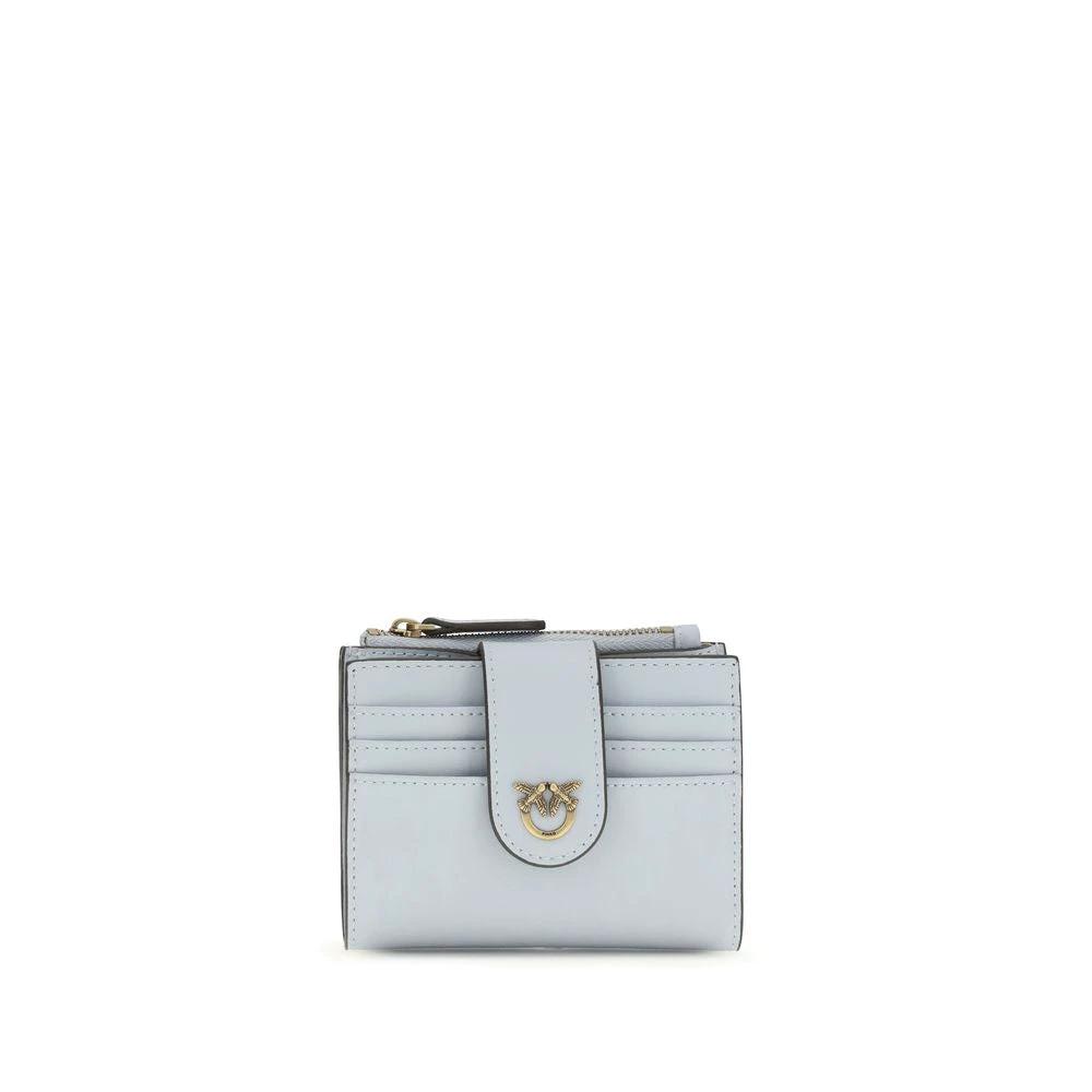 PINKO Blue Calf Leather Bos Taurus Wallet by PINKO