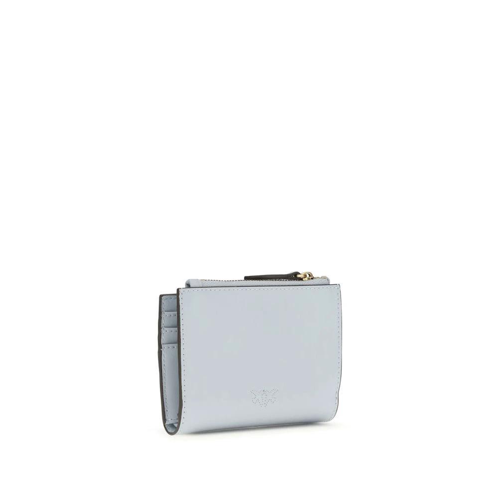 PINKO Blue Calf Leather Bos Taurus Wallet by PINKO