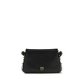 PINKO Black Calf Leather Bos Taurus Shoulder Bag by PINKO