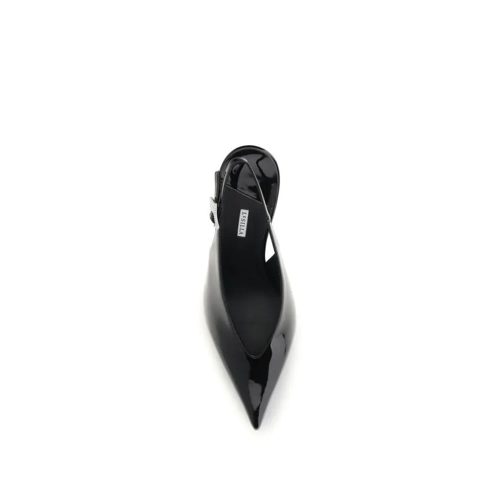Escarpins Bos Taurus en cuir de veau noir LE SILLA