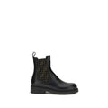 Bottines Fendi Bos Taurus en cuir de veau noir
