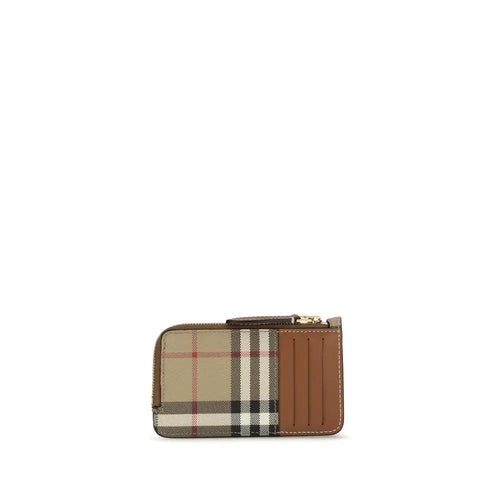 Portefeuille Burberry beige en polyéthylène